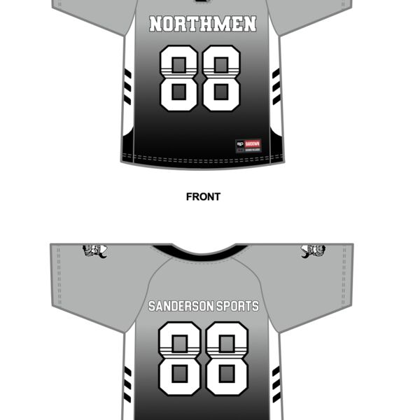 Orangeville Northmen Field Lacrosse V Neckline Lacrosse Jersey Thumbnail