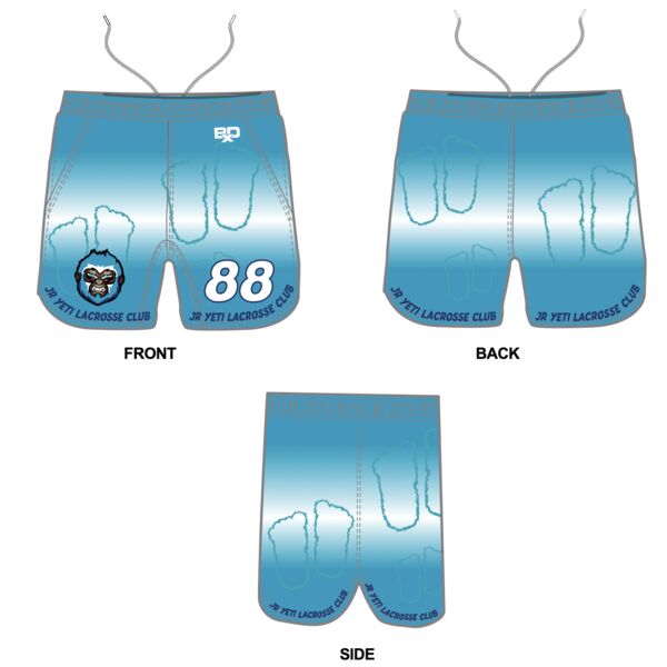 Jr Yeti Box Lacrosse Shorts Thumbnail