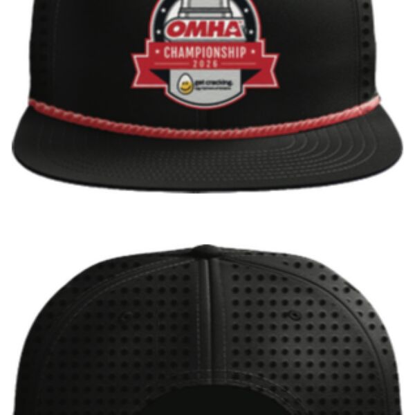 OMHA Championship 2026 Performance Flat Brim Hat Thumbnail