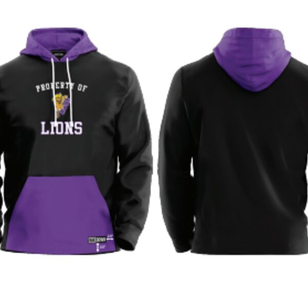 Placentia Lions Art Attack Streetwear Hoodie Thumbnail