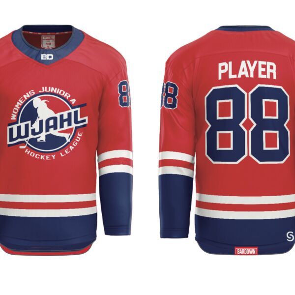 Women’s Junior A Hockey League Sublimated Hockey Jersey Thumbnail