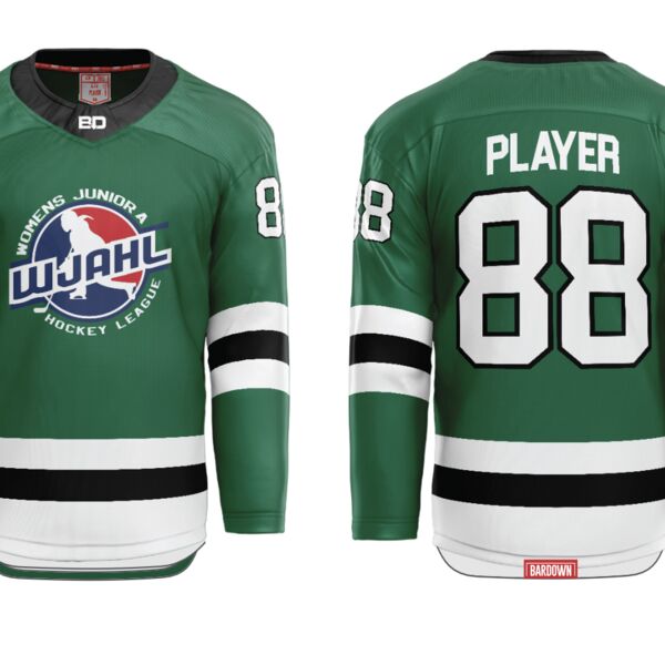 Women’s Junior A Hockey League Sublimated Hockey Jersey Thumbnail