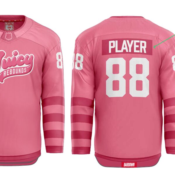 Juicy Rebounds Hybrid Hockey Jersey - Adult Thumbnail