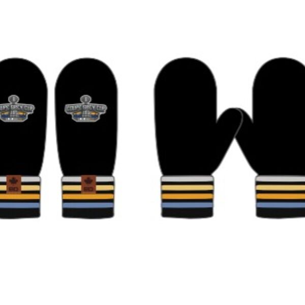 Coupe Grey Cup Four Stipes Mitten Thumbnail