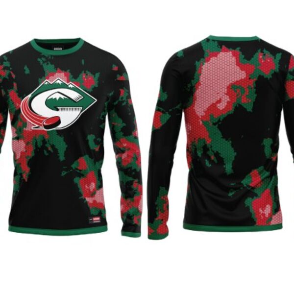 Pinedale Glaciers Hockey Sublimated Long Sleeve Thumbnail