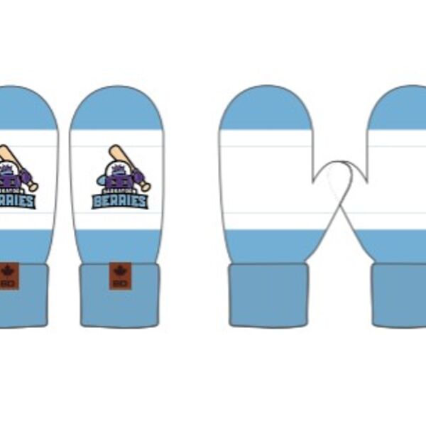 Saskatoon Berries Blueberry Frost Mittens Thumbnail