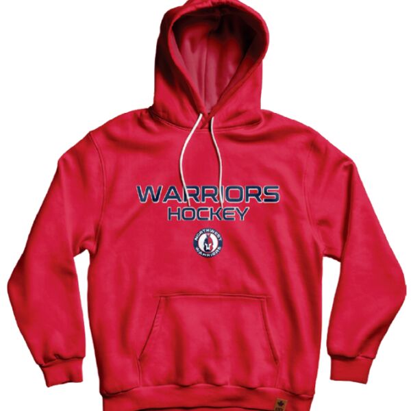 Northwest Warriors Classic Hoodie - Red - Youth Thumbnail