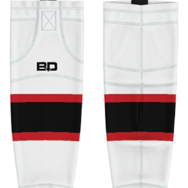 Port Moody Panthers Cut n Sew Hockey Socks - Adult Thumbnail