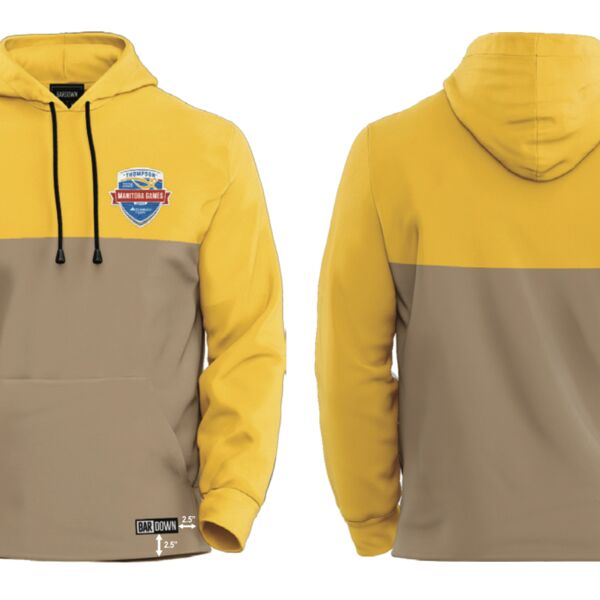 Team Manitoba Splash Streetwear Hoodie - Winnipeg Gold Thumbnail