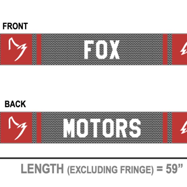 Fox Motors Hockey Outdoorsman Pepper Scarf Thumbnail