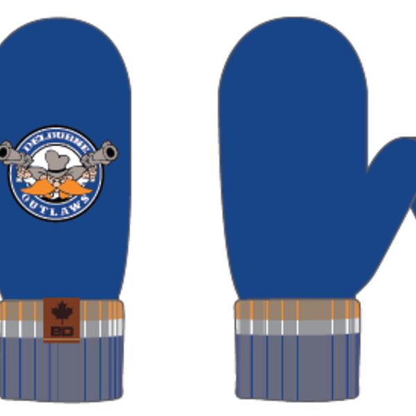 Delburne Outlaws Classic 2.0 Mittens Thumbnail