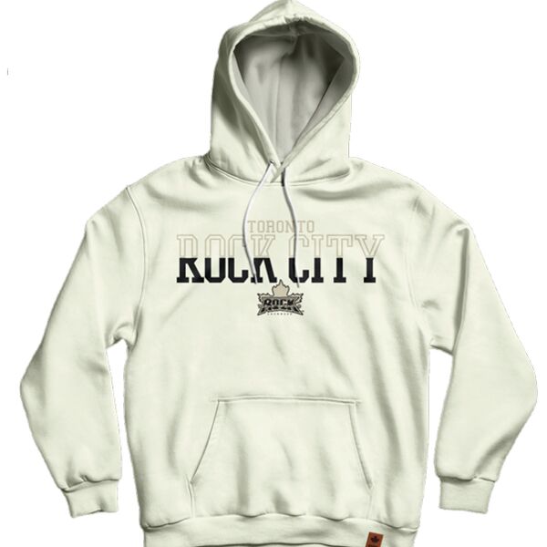 Toronto Rock City Fleece Hoodie Cream - Adult Thumbnail
