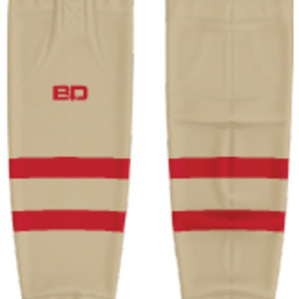 Bow Valley 3rd Cut & Sew Socks - Beige Thumbnail