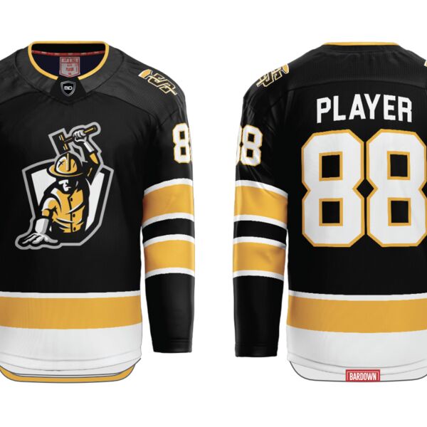 Jr Steelers Sublimated Hockey Jersey - Youth Thumbnail