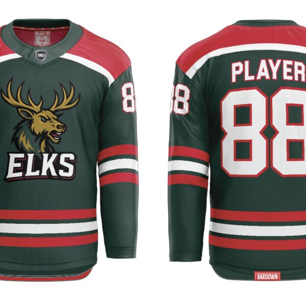 Victoria ELKS Sublimated Hockey Jersey - Youth Thumbnail