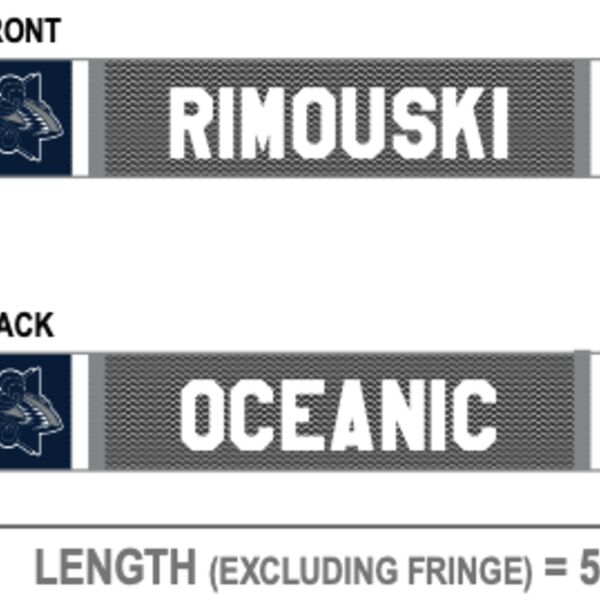 Rimouski Oceanic Pepper Stripes Scarf Thumbnail