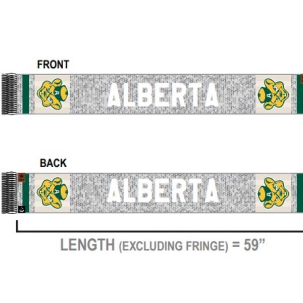 University of Alberta Snow Pepper Scarf (GUBA) Thumbnail